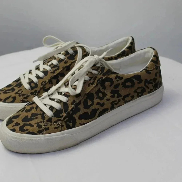 Madewell cheetah animal print sneakers size 9 - Picture 10 of 13